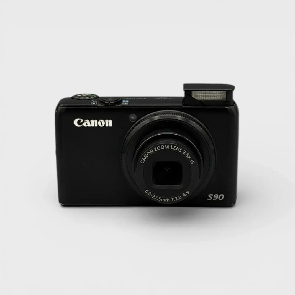 Canon PowerShot S90 Digital Camera | 10 MP | Black